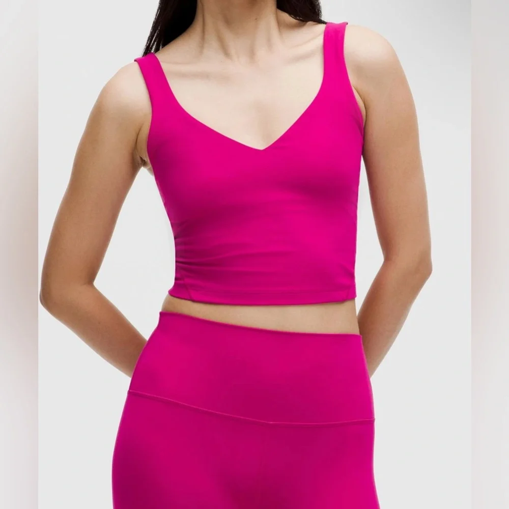 NWT Lululemon 8 Align Tank Top Light Support A/B Cup Ripened Raspberry - Picture 1 of 8
